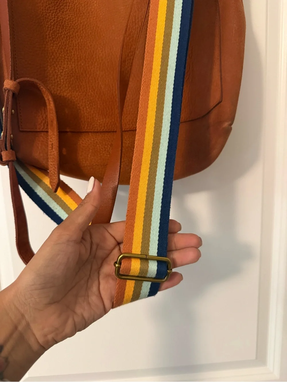 Madewell Leather Tote Bag